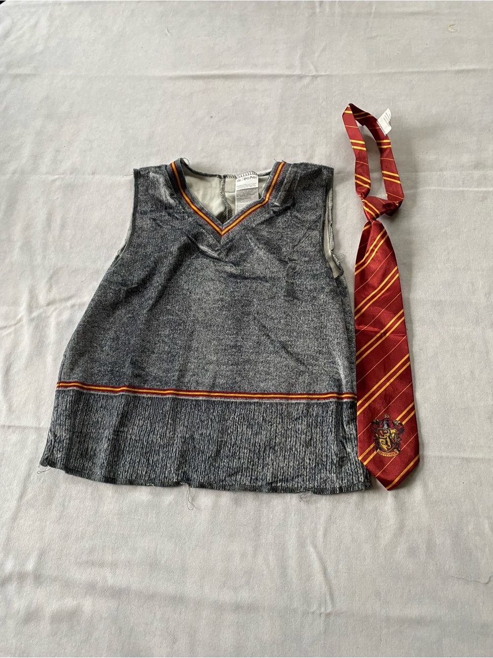 NWOT Halloween Harry Potter Sweater Vest & Tie Costume Size Child One Size